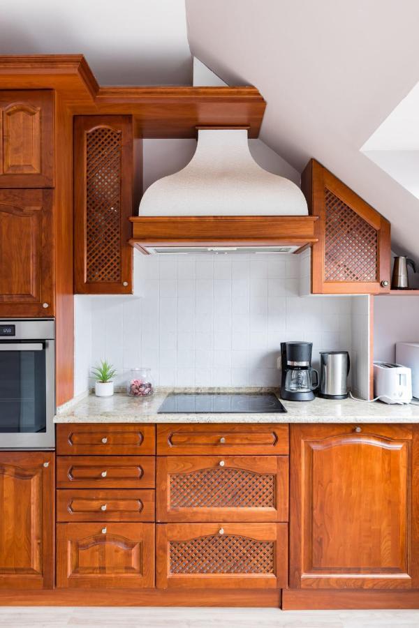 Sunny And Central Penthouse With Private Garage Budapest Bagian luar foto